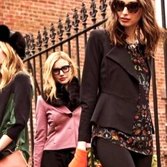 Cabi black peplum agency blazer size 2 nwot new 3549 - Picture 1 of 7